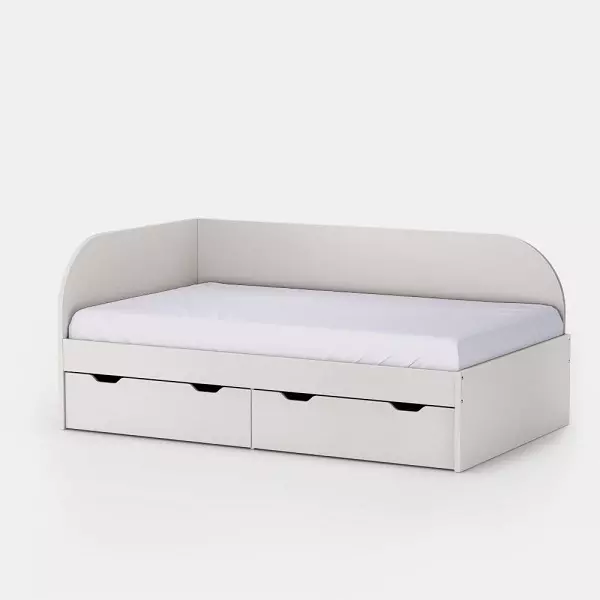 Posteľ REA GARY ľavá 120x200 cm cashmere