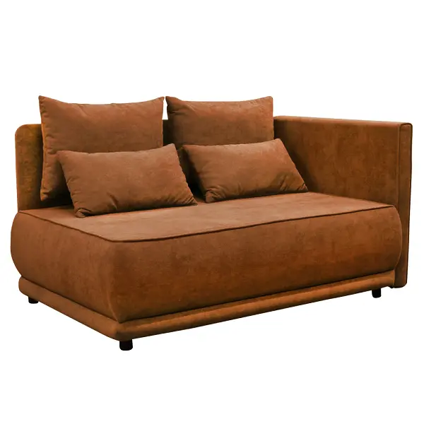 Pohovka LIAMI pravá látka Gerra 25 terakota