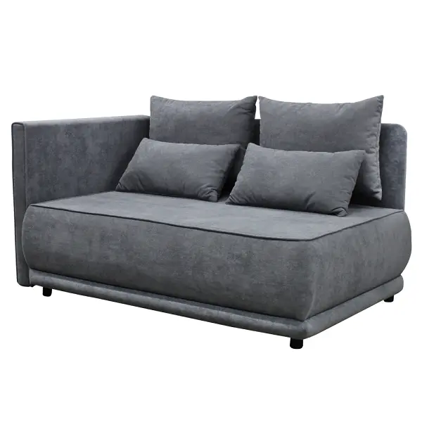 Pohovka LIAMI ľavá látka Gerra 70 sivá