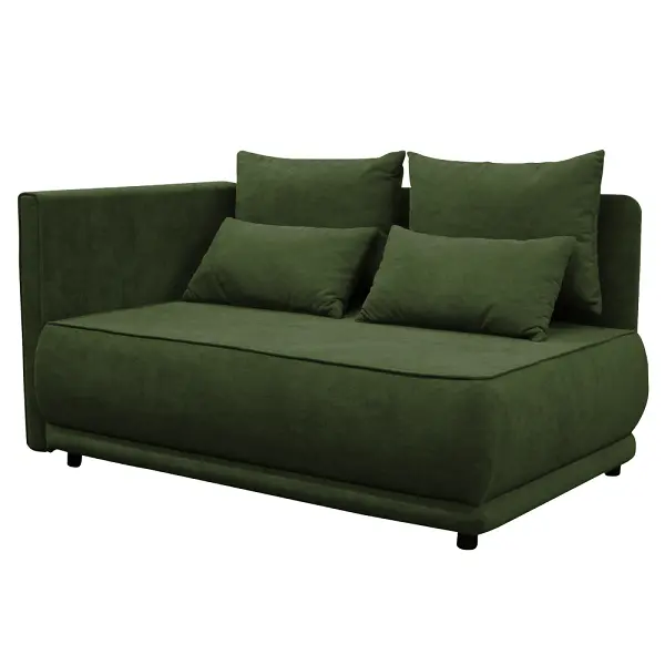 Pohovka LIAMI ľavá látka Gerra 50 zelená