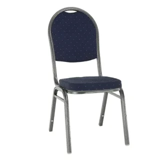 Stohovateľná stolička JEFF 2 NEW tmavo modrá